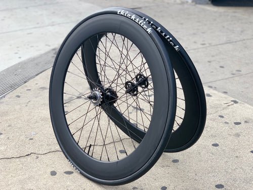 70mm Black Wheelset Pair W/ ThickSlicks 70mm Black Wheelset Pair W/ ThickSlicks, The Planet of Bikes