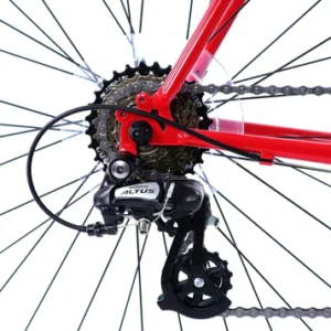 Golden Velo 7 Urban Commuter Bike Red