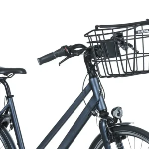 image of basil-bremen-alu-kf-bicycle-basket-front-black for sale on Planet of Bikes