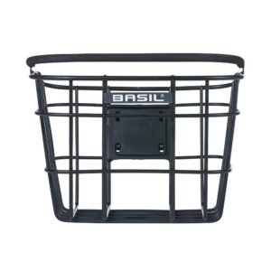 image of basil-bremen-alu-kf-bicycle-basket-front-black for sale on Planet of Bikes