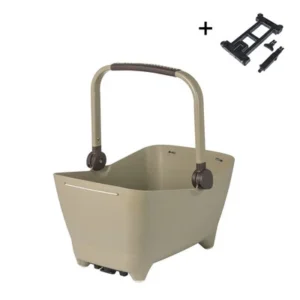 image of basil-buddy-mik-dog-bicycle-basket-rear-biscotti-b for sale on Planet of Bikes