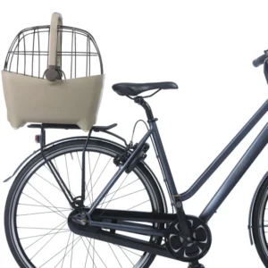 image of basil-buddy-mik-dog-bicycle-basket-rear-biscotti-b for sale on Planet of Bikes