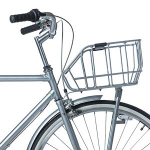 image of basil-portland-bicycle-basket-front-matt-black for sale on Planet Of Bikes
