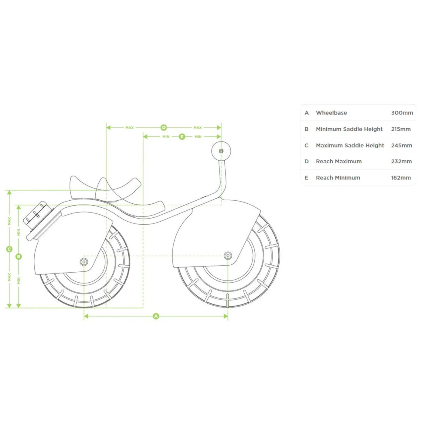 Early Rider BELLA VELIO – 8″ Children’s Balance Bike – 2025 – sky blue geo bella velio fact sheet