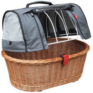 image of klickfix-doggy-front bicycle basket-plus-fix-0399fh-natural for sale on Planet of Bikes