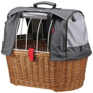 image of klickfix-doggy-front bicycle basket-plus-fix-0399fh-natural for sale on Planet of Bikes