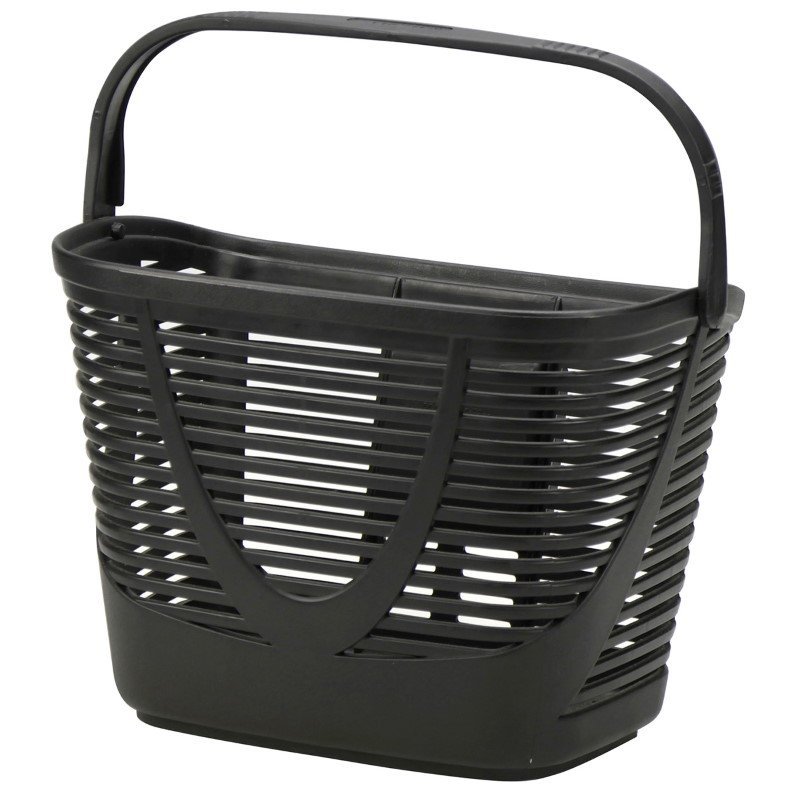 KLICKfix Lamello 0395KLIK Handle Bar Basket – 12L – black image of klickfix-lamello-handle-bar-basket-0395klik-black- for sale on Planet of Bikes