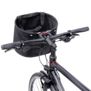 Image of KLICKfix Shopper Comfort Mini 0300CSM Handlebar Bag - 13L - black for sale on Planet of Bikes