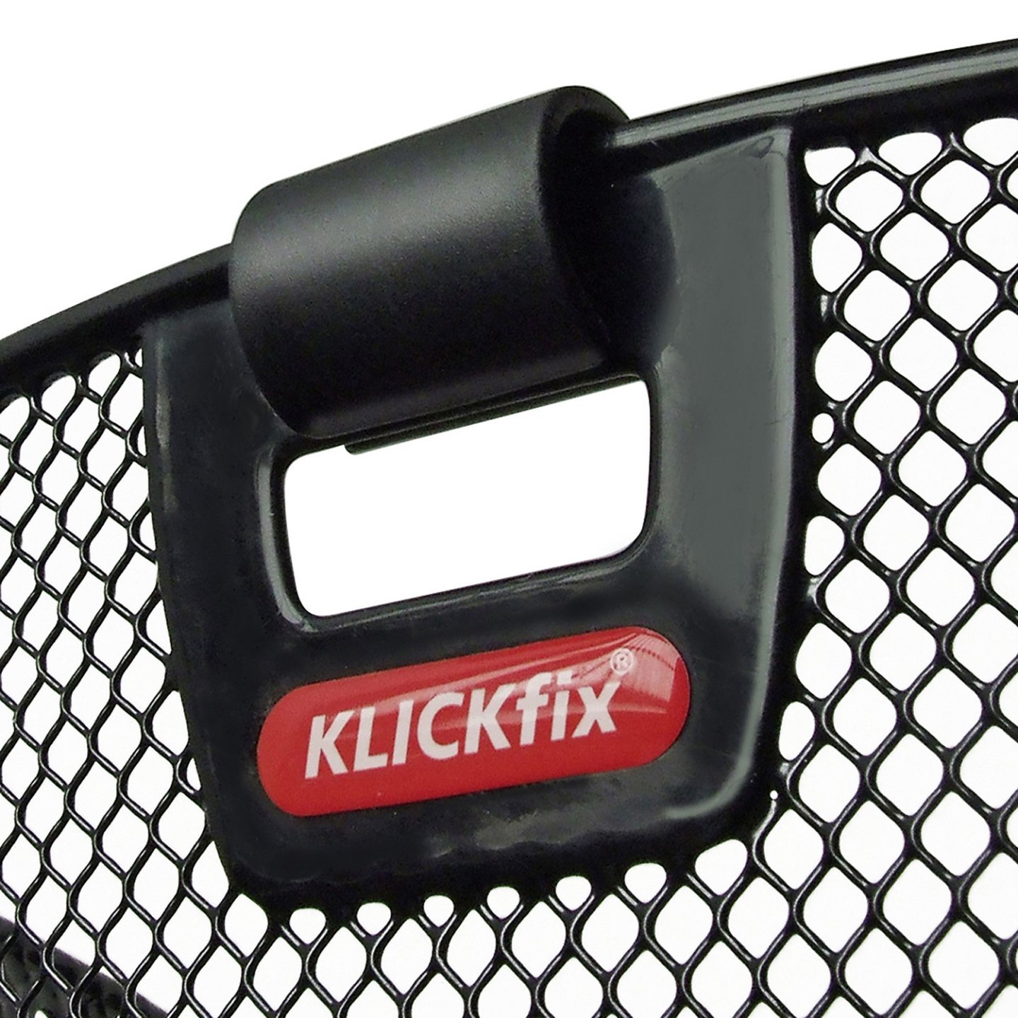 KLICKfix Uni 0391KLIK Handle Bar Basket with Lampclip – 16L – black image of klickfix-uni-0391klik- handlebar basket for sale on Planet of Bikes